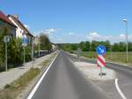 Typische Radwegsituation, hier beispielhaft in Niederfinow.
