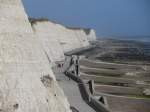 Brighton, Undercliff Walk - ein Weg f�r Fu�g�nger und Radfahrer.