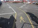 Parkplatz in Brighton Marina.